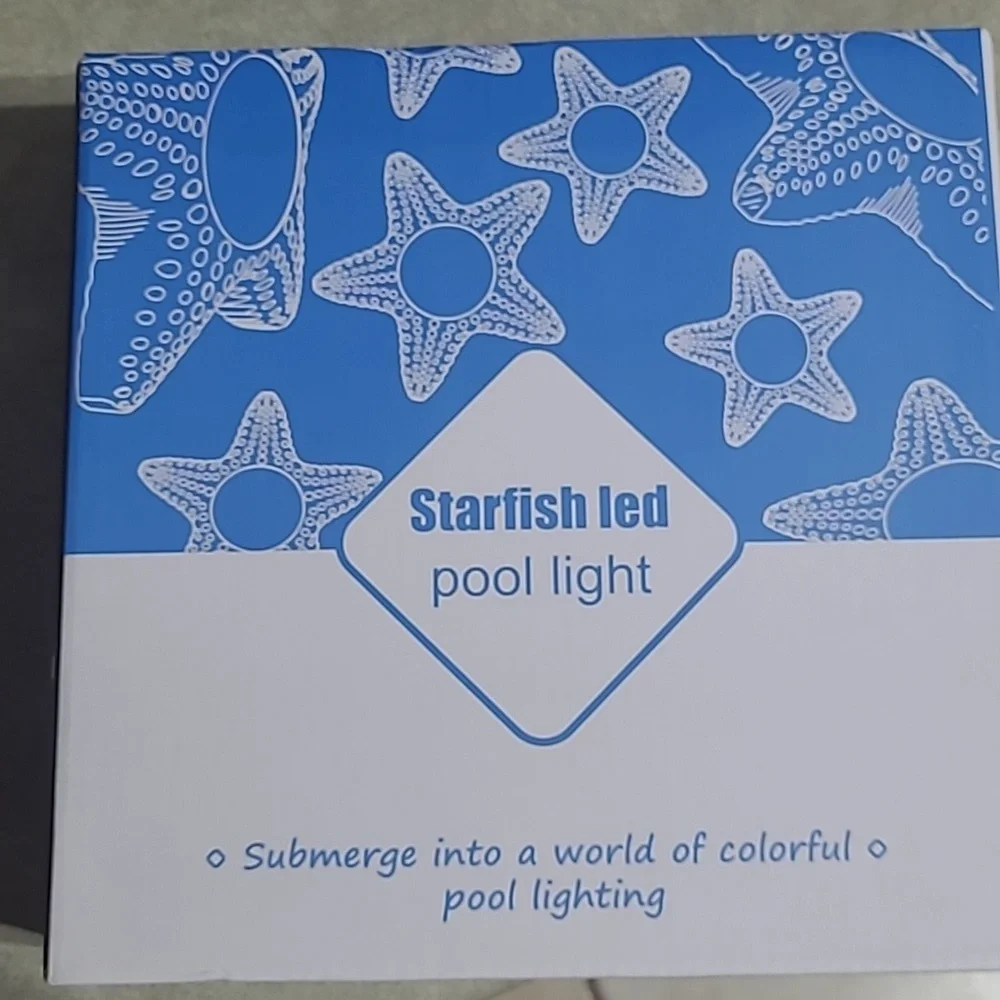 New in box! Starfish LED Immersive pool light waterproof starfish
